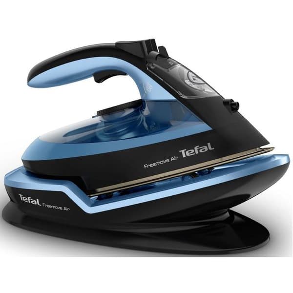 TEFAL FV6551 FREEMOVE AIR Ferro A Vapor Sem Fio 2400W Preto E Azul