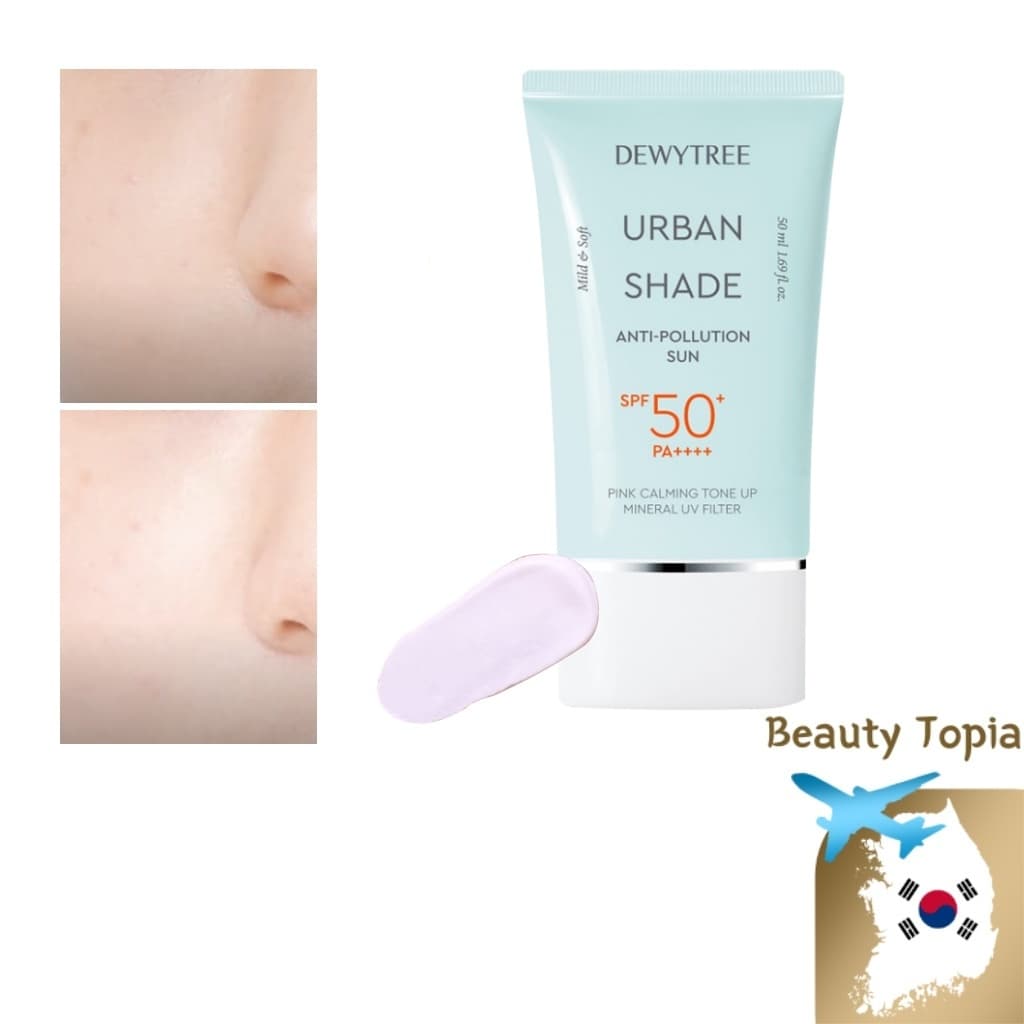 DEWYTREE Protetor solar facial protetor solar com cor Protetor solar físico 50ml