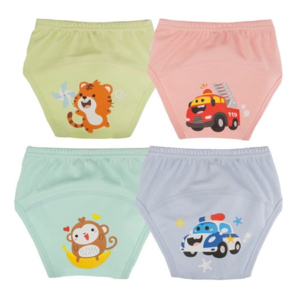 Pacote Com 4 Calças De Treinamento Potty Amigáveis Agajang | Roupa Íntima Essencial Para De Banheiro Infantil · Algodão 
