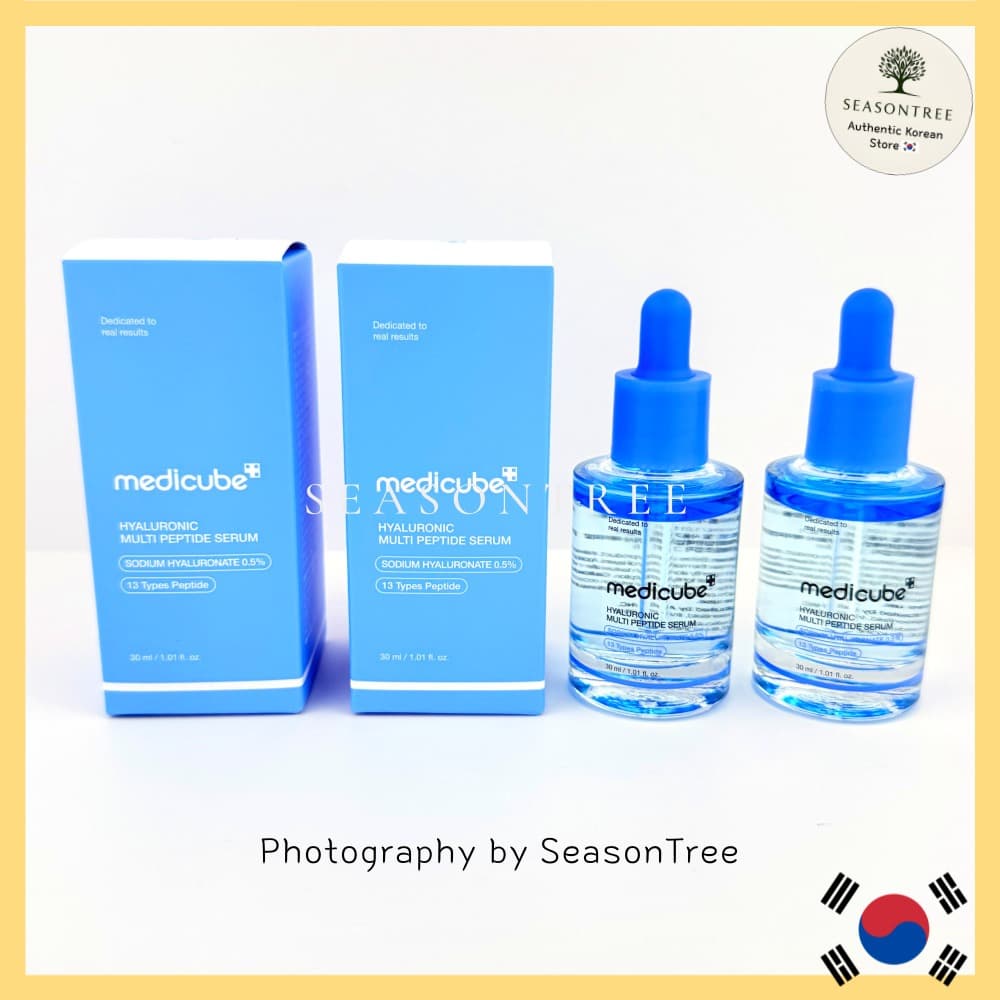 [medicube] Sérum de Ácido Hialurônico e Multi-Peptídeos (30ml / 30ml+30ml) – Hidratação Profunda e Efeito Anti-idade