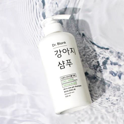 [K-STYLE] Dr.Blank Shampoo Hipoalergênico Para Cães Aroma Em Pó Bebê 500ml