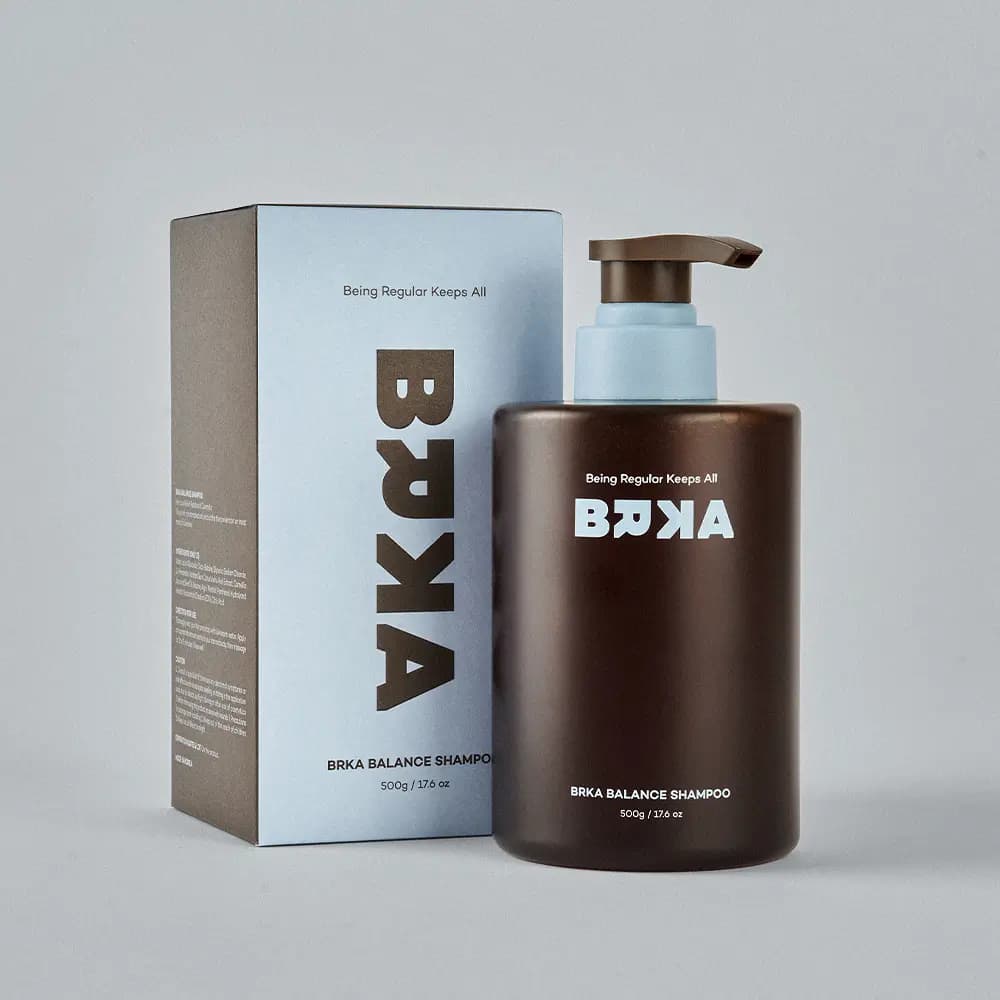 BRKA Balance Shampoo 500g Suave Cuidados Com O Couro Cabeludo Hidratante pH Balanceado Para Cabelo