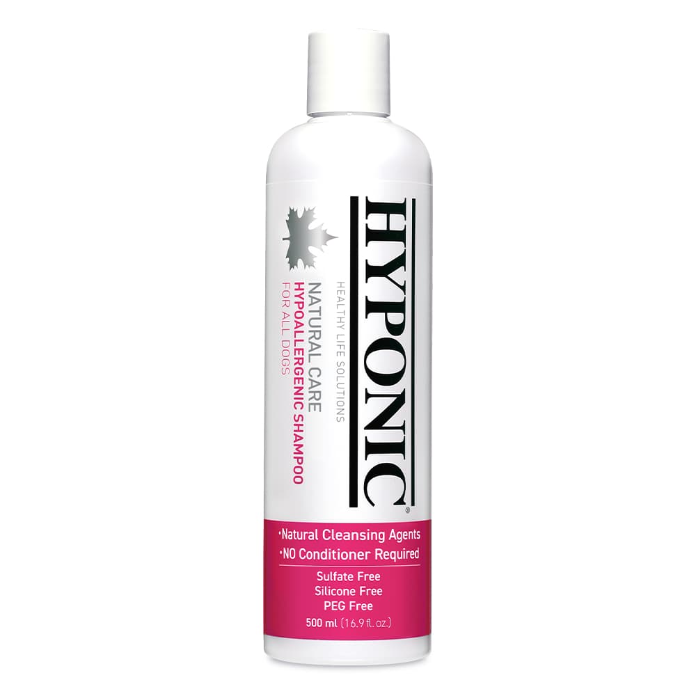 Shampoo Hipoalergênico Para Cães HYPONIC 500ml Suave Animais De Estimação Todos Os Limpeza Hidratante Cuidados Com