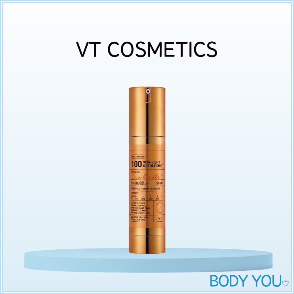 [VT Cosmetics] Vita-Light Reedle Shot 100 (50ml) | Iluminador De Vitamina C/Aperto De Poros/Reforço De Textura De Pele/T