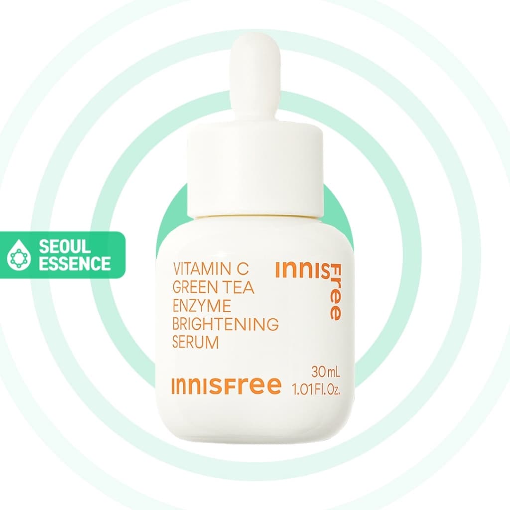 INNISFREE Vitamina C (VITA-) Soro Iluminador De Enzima De Chá Verde-Brilho Duplo + De Refinamento Para Transparente 4X M