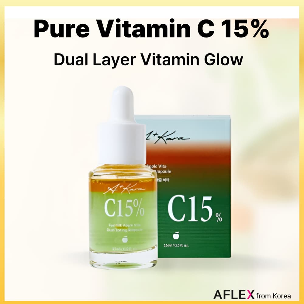 Fórmula Pura De 2 Camadas De Ampola Iluminadora De Vitamina C 15 %