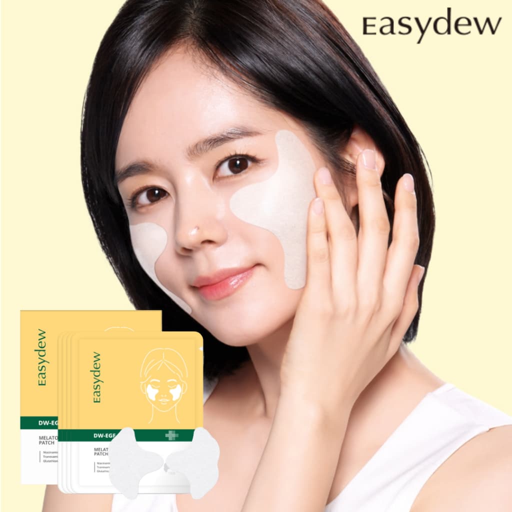 EASYDEW DW-EGF Melatoning Patch Adesivo Clareador Melasma Manchas Escuras Hidratante Anti-idade Coreano