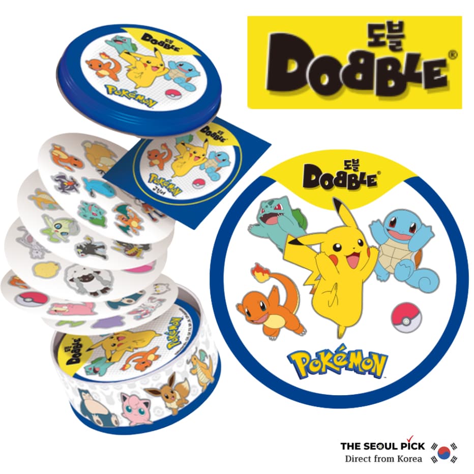 Jogo De Cartas Pokémon Dobble Tabuleiro Para Família Conjunto De Jogos De Festa Infantil