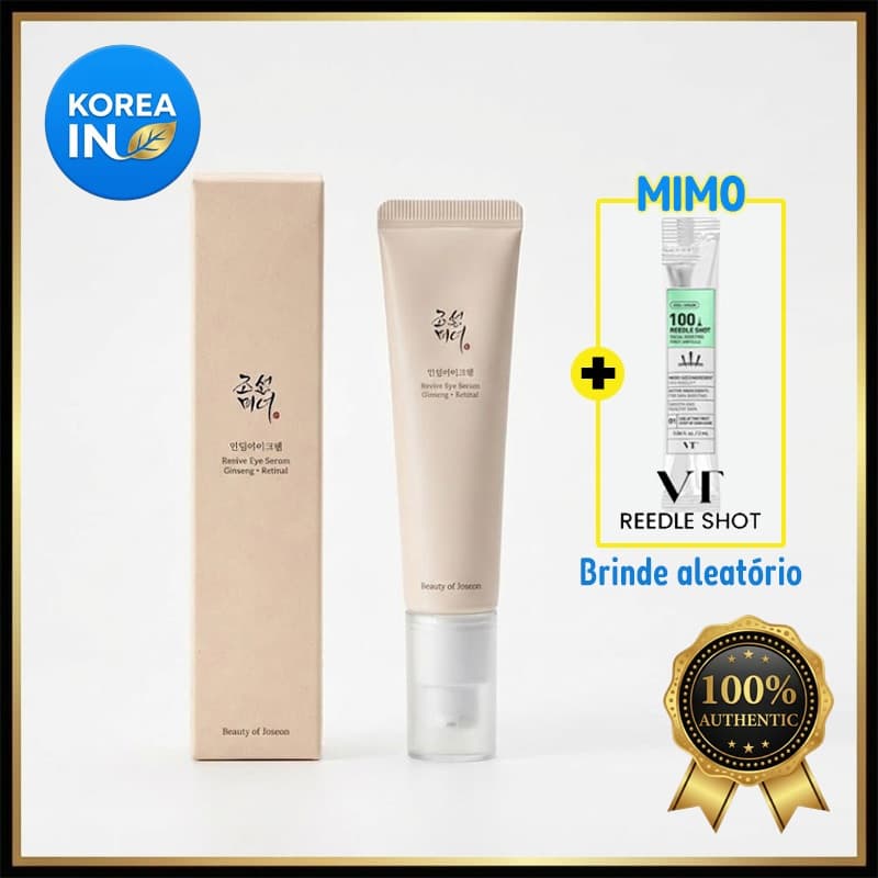 Beauty of Joseon Revive Eye Serum Ginseng + Retinal 30ml - Anti-idade Olheiras Rugas e Elasticidade