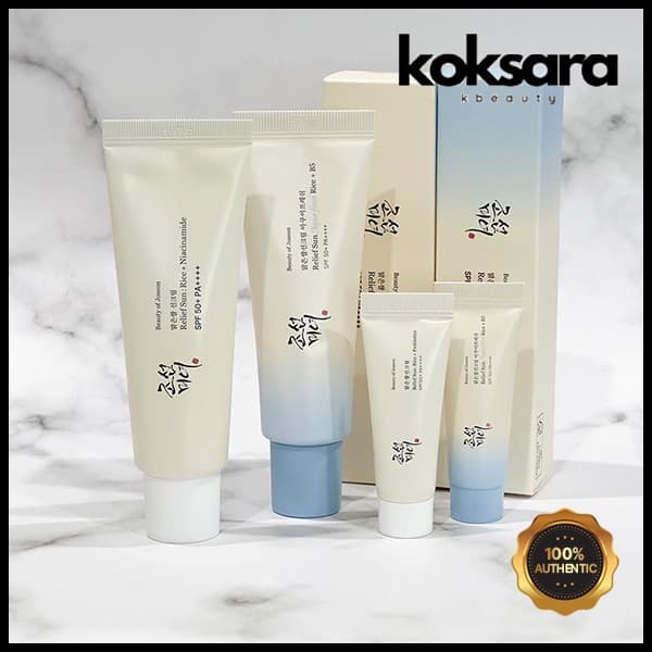 Beauty Of Joseon relief sun rice probiotics / niacinamide  sun cream protetor solar SPF50+ PA++10ml,50ml,50ml 1+1