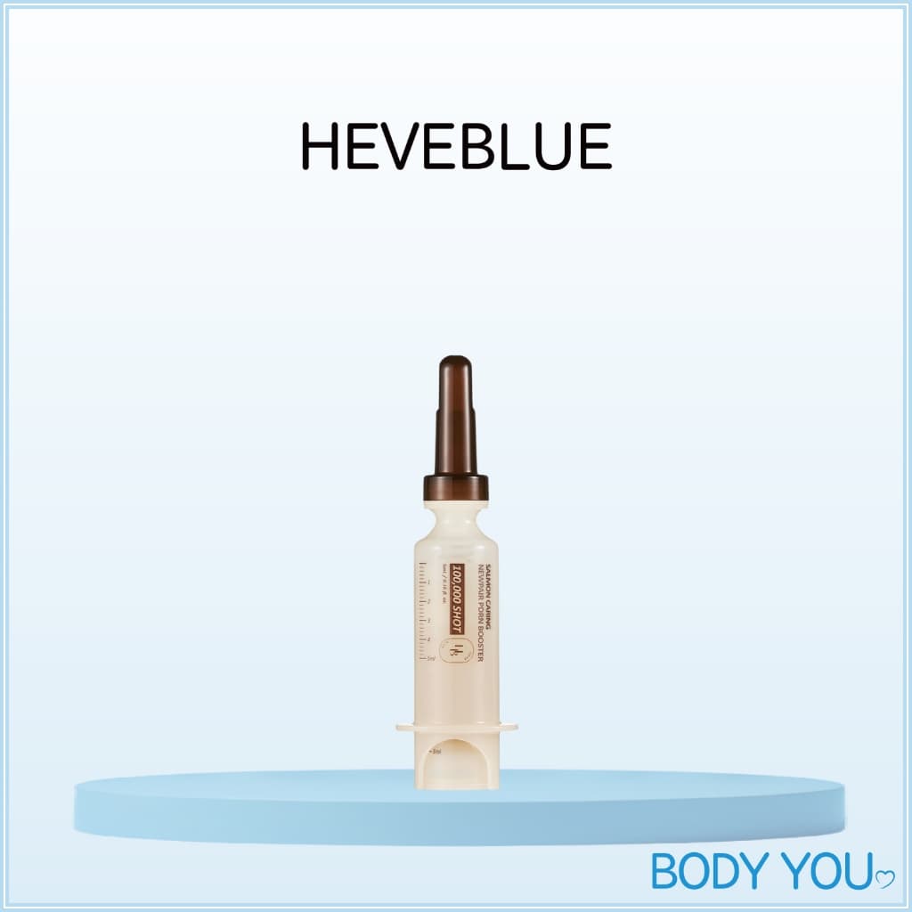 [Heveblue] Salmon PDRN Booster 100,000 Shot 5ml / 1+1 | Sérum Microagulhamento Anti-Idade [100% Original]