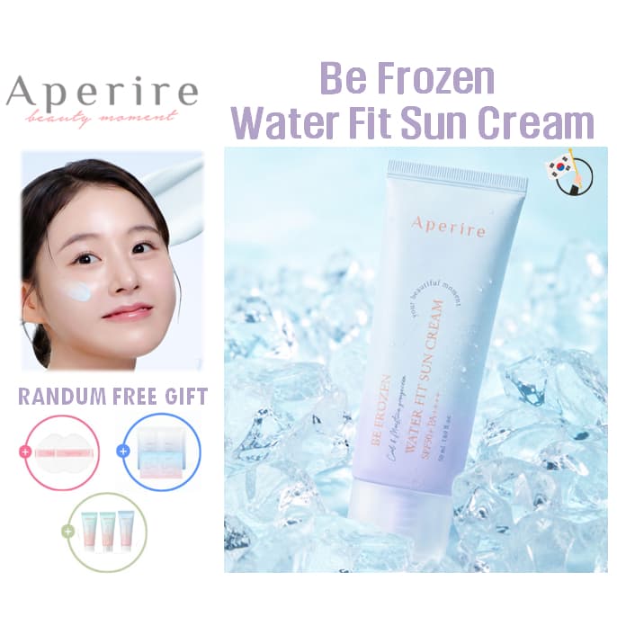 Protetor Solar Coreano [Aperire] Be frozen Water Fit Sun Cream 50ml _ K-Beauty/SPF50 +/Protetor Solar Facial/Proteção UVA UVB