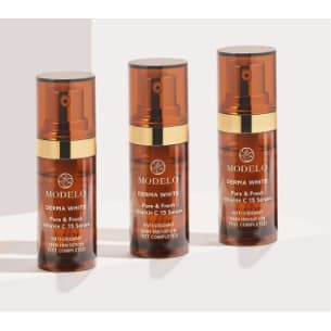MODELLO Vitamina C 15 Soro 10g Pura Ampola Antioxidante Brilho Cuidados Facial Diários Com A Pele