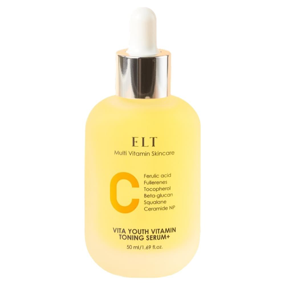 ELT Vita Youth Vitamina C Soro Tonificante Plus 50ml 1pc Facial Para Pele Opaca Iluminando Cuidados Hidratante Brilho