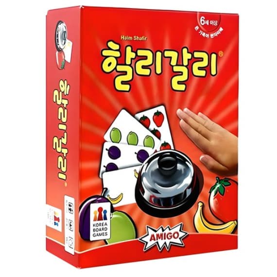 Jogos De Tabuleiro Da Coreia AMIGO Halli Galli Jogo De Cartas + Sino , 56/1 Conjunto | Festa Em Família , Infantil Com F