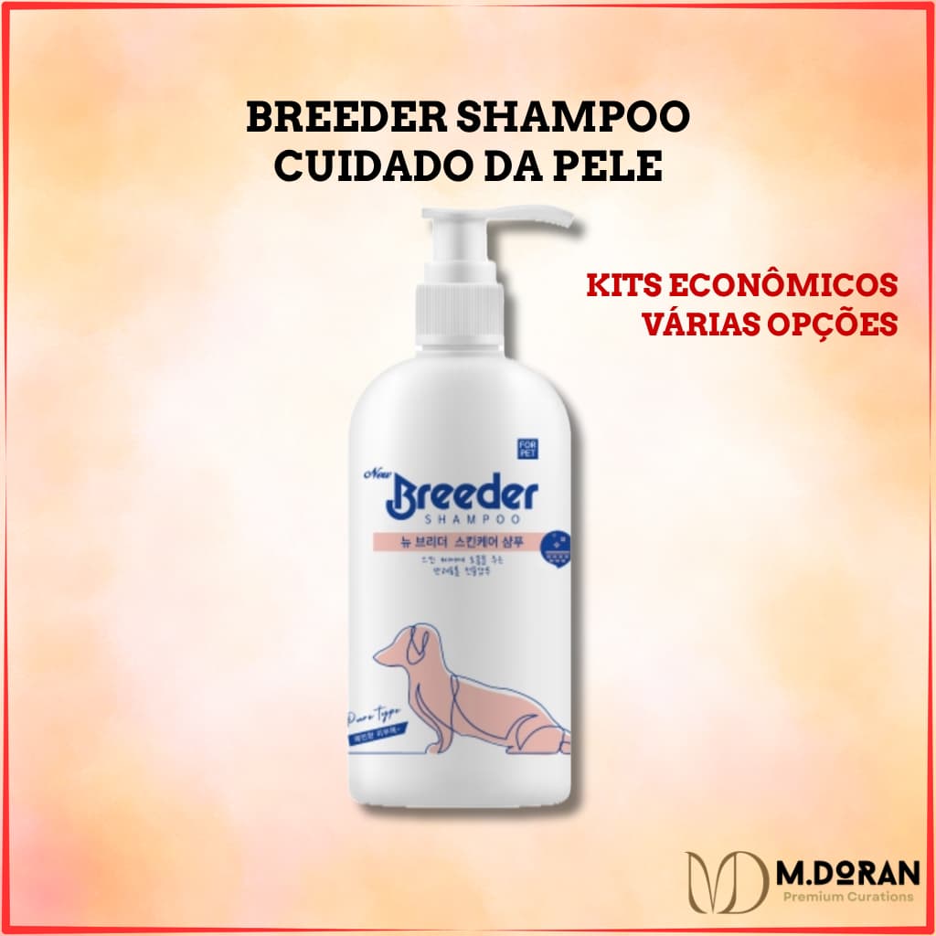 Shampoo Para Cães BREEDER SHAMPOO CUIDADO DA PELE Variados Anticaspa pH Neutro Pele Sensível