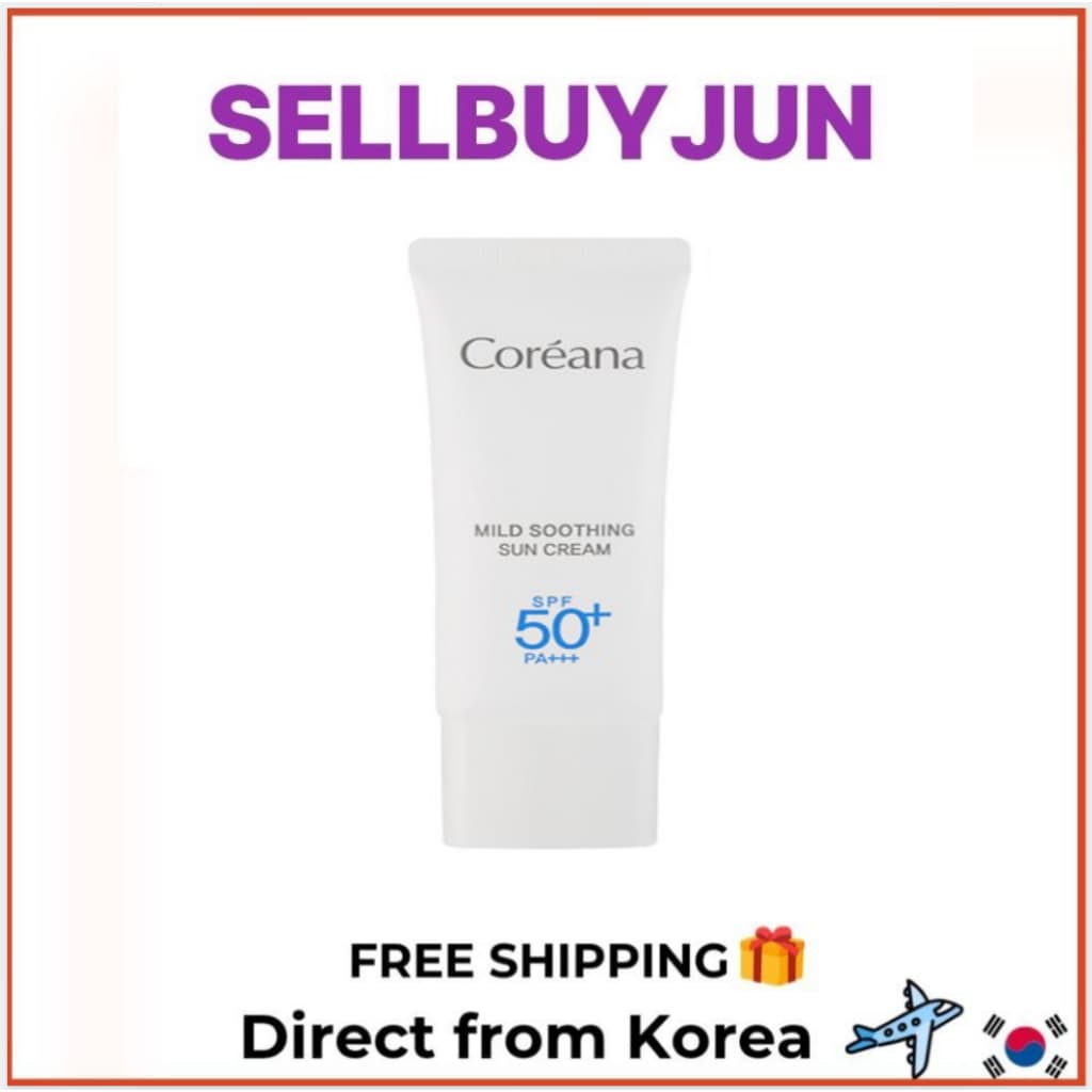 [Coreana] Creme Solar Suave Calmante 40ml | Cuidados Solares Faciais Hidratantes Diários