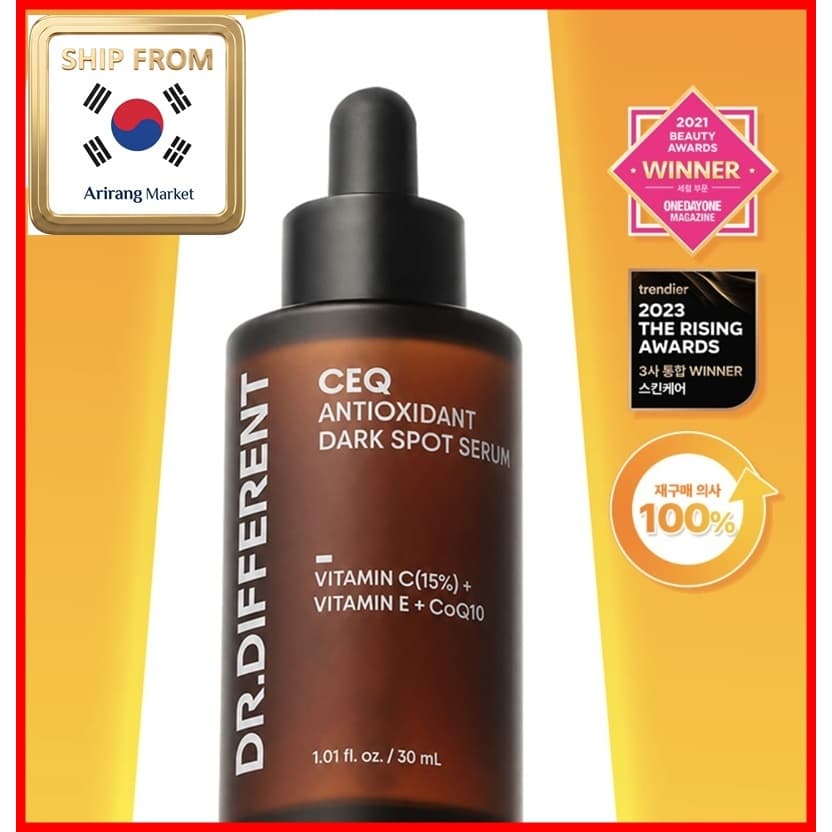 Dr.Different CEQ Serum 30ml Ampola Tonificante Iluminadora De Vitamina C Coreana Autêntica