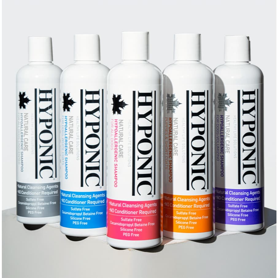 [HYPONIC] Shampoo para Cães 500ml 5 Tipos Pele Sensível Pet Care