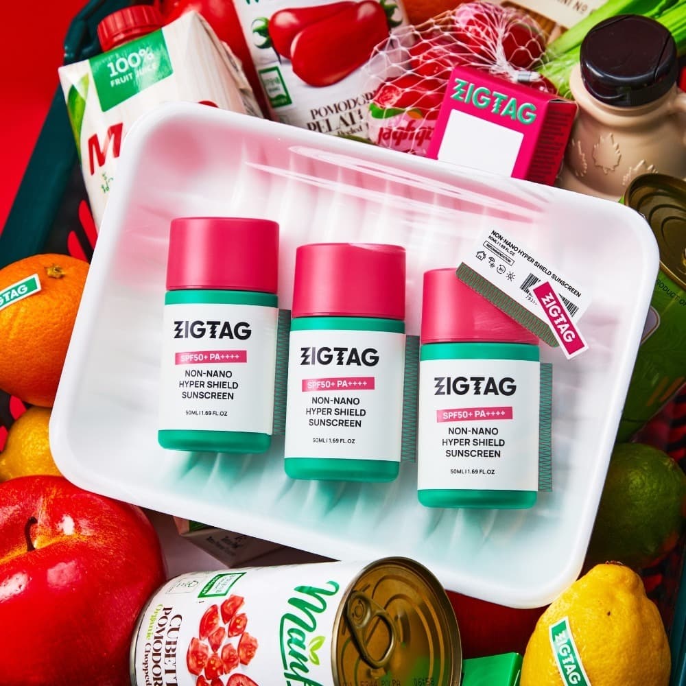 ZIGTAG Protetor Solar Não-Nano Hiper Escudo 50ml SPF50 + PA + Cuidados Solares Diários Proteção UV Suave Com A Pele Core