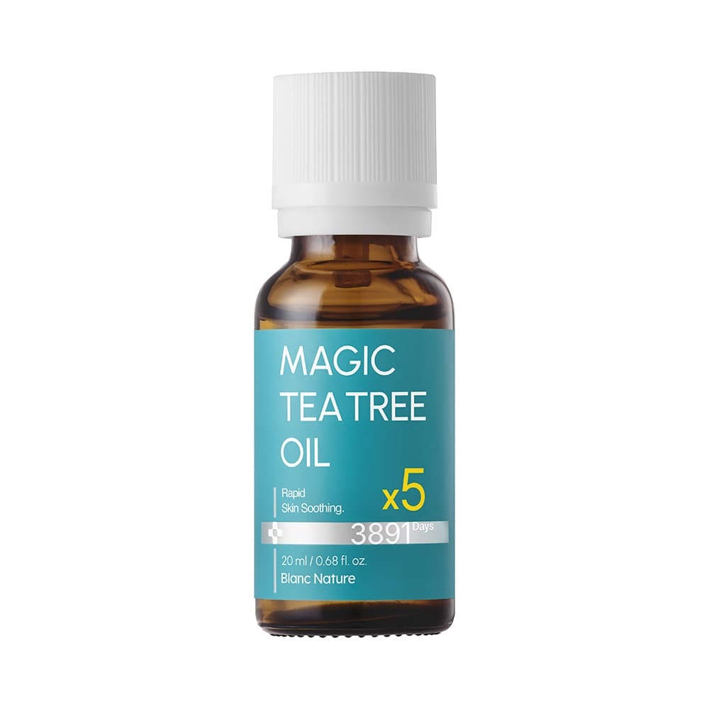 Óleo Mágico Da Árvore Do Chá Blanc Nature 20ml x1 | Orgânico Australiano Para Cuidados Com Manchas De Pele Sensível E Te