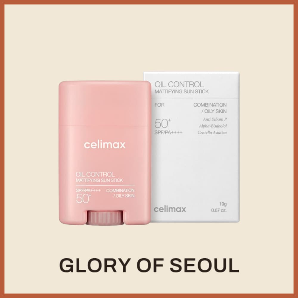 CELIMAX Oil Control Mattifying Sun Stick SPF/PA++++ 50+, 19g