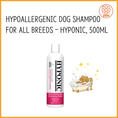 SHAMPOO Hipoalergênico Para Cães Todas As Raças – Hipônico , 500ML