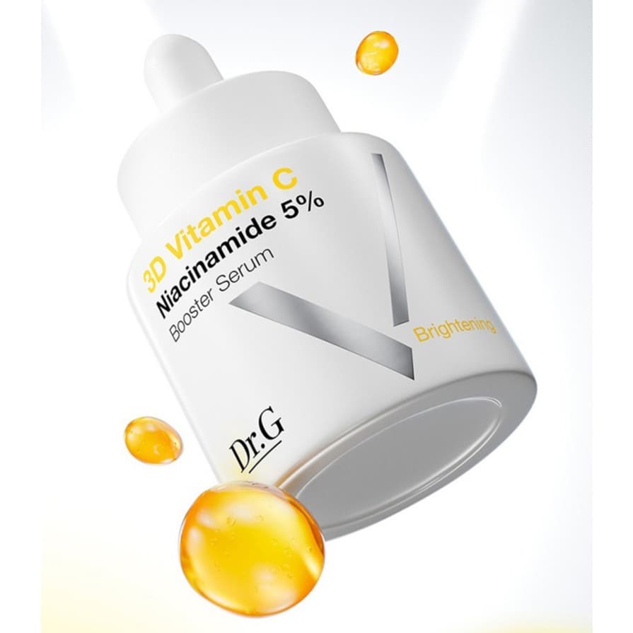 【Dr.G】 Sérum Clareador 3D Vitamin C Booster 30ml | Niacinamida 5% e Vitamina C