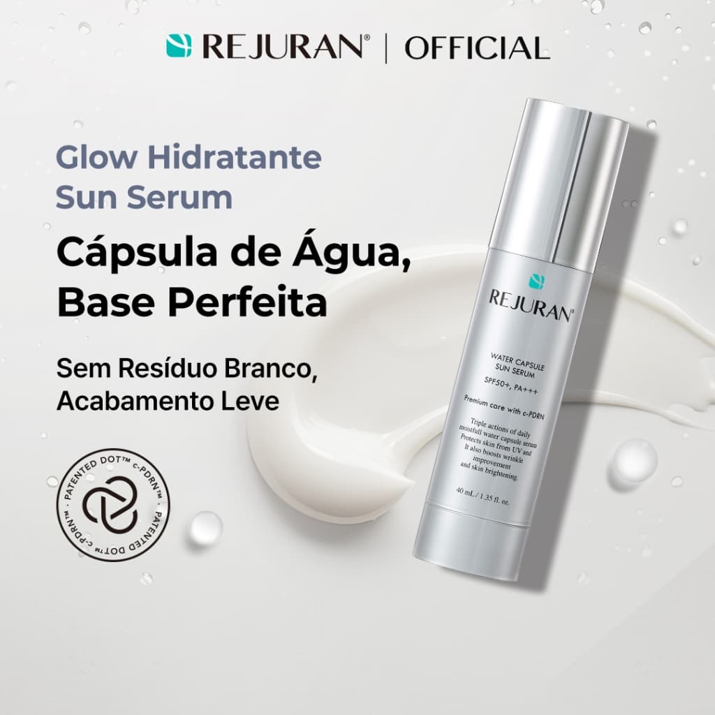 [REJURAN] Soro Solar Cápsula De Água 40mL Fps50 + , PA + +