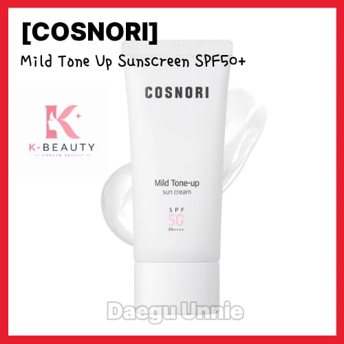 [COSNORI] Protetor Solar Tonificante Suave Coreano Fps50 + PA + 50ml , Cuidados Solares Diários/Creme