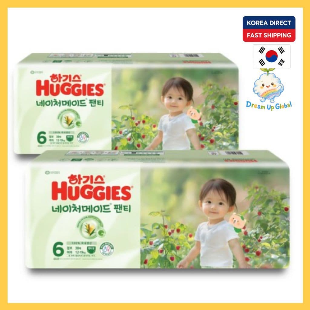 🇰🇷 Fralda De Calcinha Premium Huggies Naturemade Tamanho 6 1 Peça , Amostra De Teste , Calças Pull Up , Bebê , Viagem , 