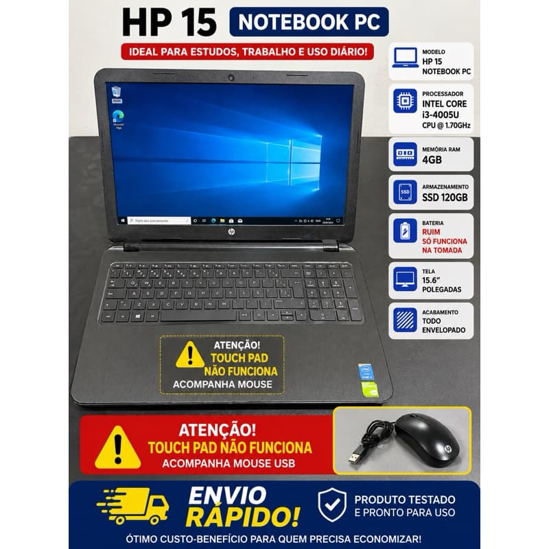 Notebook Usado Dual core,  Intel core i3,i5,i7