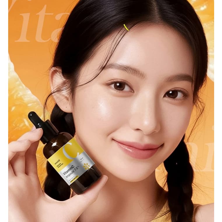 【Lamuselle】 Ampola Vitamina C Pura 7.5% 40ml | Anti-Manchas, Poros e Antioxidante