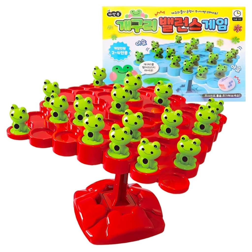 [Aga Plus] Conjunto De Jogos De Tabuleiro Cute Balance Frog (Cor Aleatória)/Jogo De Festa Em Família Brinquedo Educacion