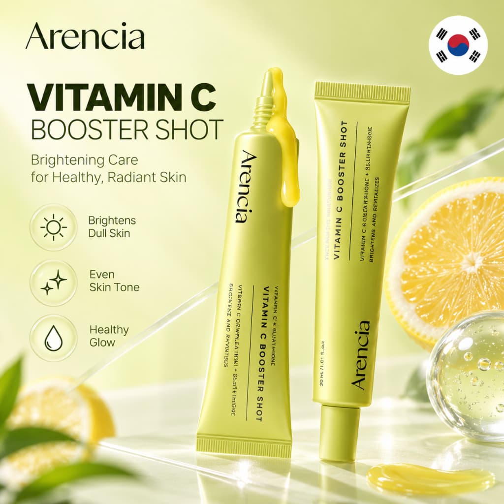 [ARENCIA] Conjunto Booster De Vitamina C 30ml/60ml | Soro Iluminador Com 5 % Niacinamida E Glutationa