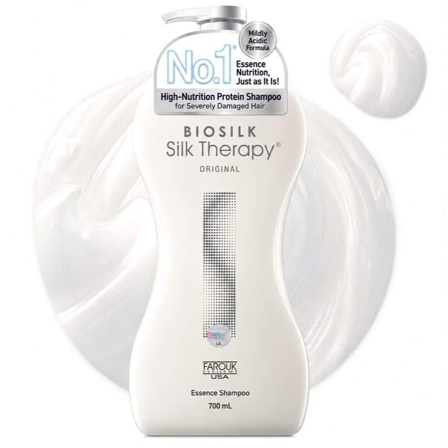 Silk Therapy Original Essence Shampoo 700ml 1pc Hidratante Cuidados Com Os Cabelos Para Secos E Danificados