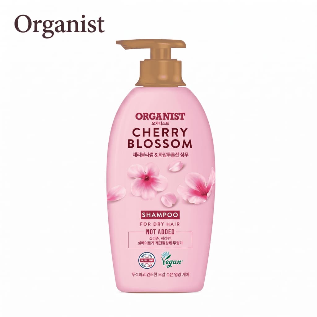 ORGANIST Shampoo Nutritivo Hidratante Elastina Flor De Cerejeira 750ml [Coréia]