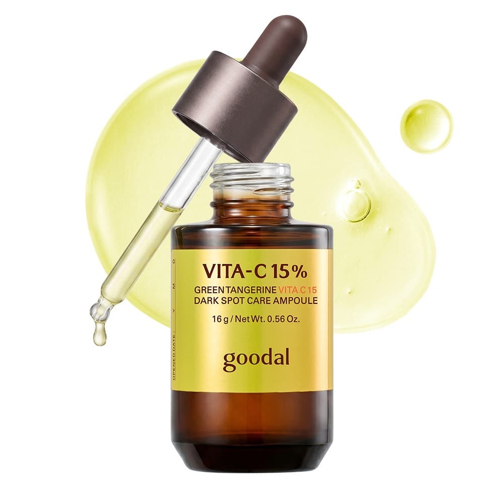 【Goodal】 Ampola Vita C 15 Tangerina Verde 16g | Vitamina C Pura Anti-Manchas