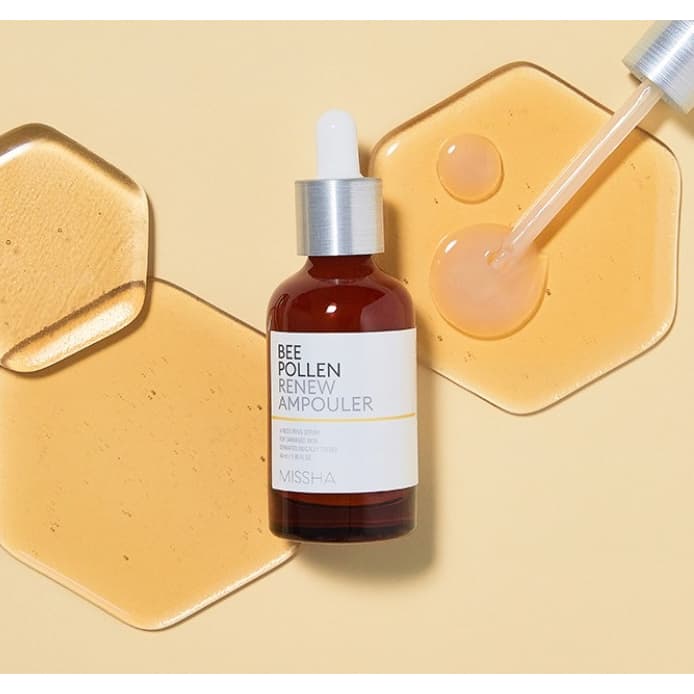 【MISSHA】 Ampola Renovadora Bee Pollen 40ml | Glow de Mel, Firmeza e Anti-Idade (Ampouler)