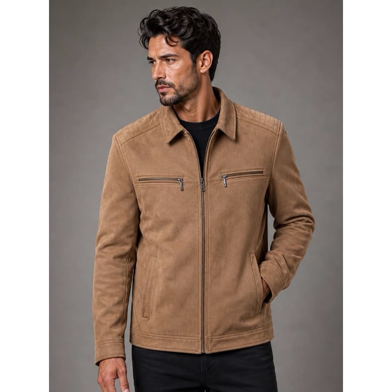 jaqueta  chamua 1528 (camurça sintética) masculina
