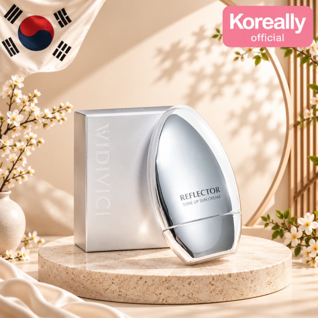 ILIDAYA Refletor Tone Up Sun Cream 40ml Base De Maquiagem Iluminadora Protetor Solar Facial Diário