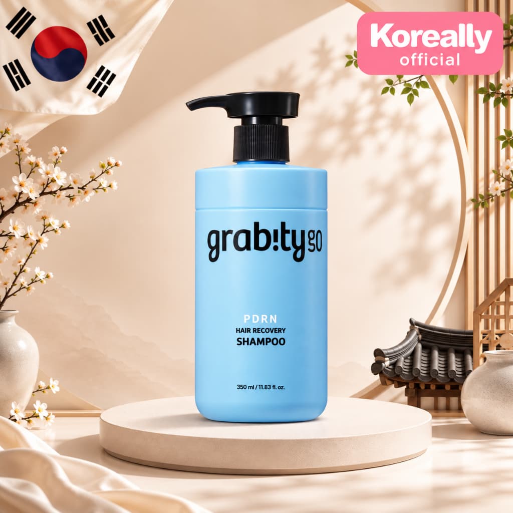 grabity PDRN Shampoo Recuperador De Cabelo 350ml Hidratante Para E Couro Cabeludo