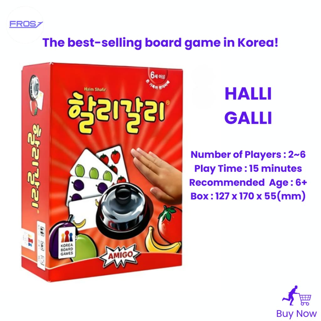[Jogos De Tabuleiro] HALLI-GALLI/2 ~ 6 Jogadores/Maiores De 6 Anos/Família E Festa Gane