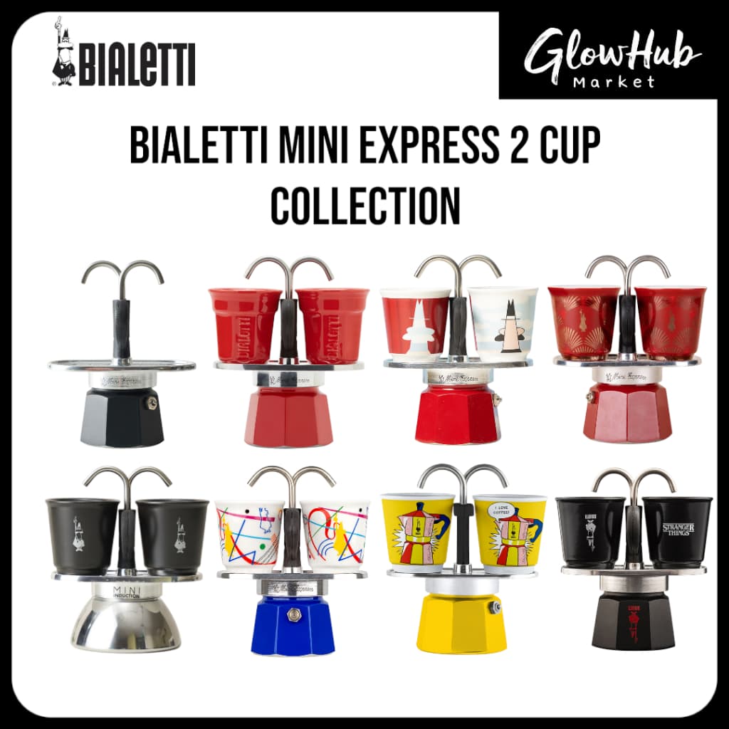 Bialetti Mini Express 2 Xícaras-Máquina De Café Expresso | Cafeteira Pote De moka