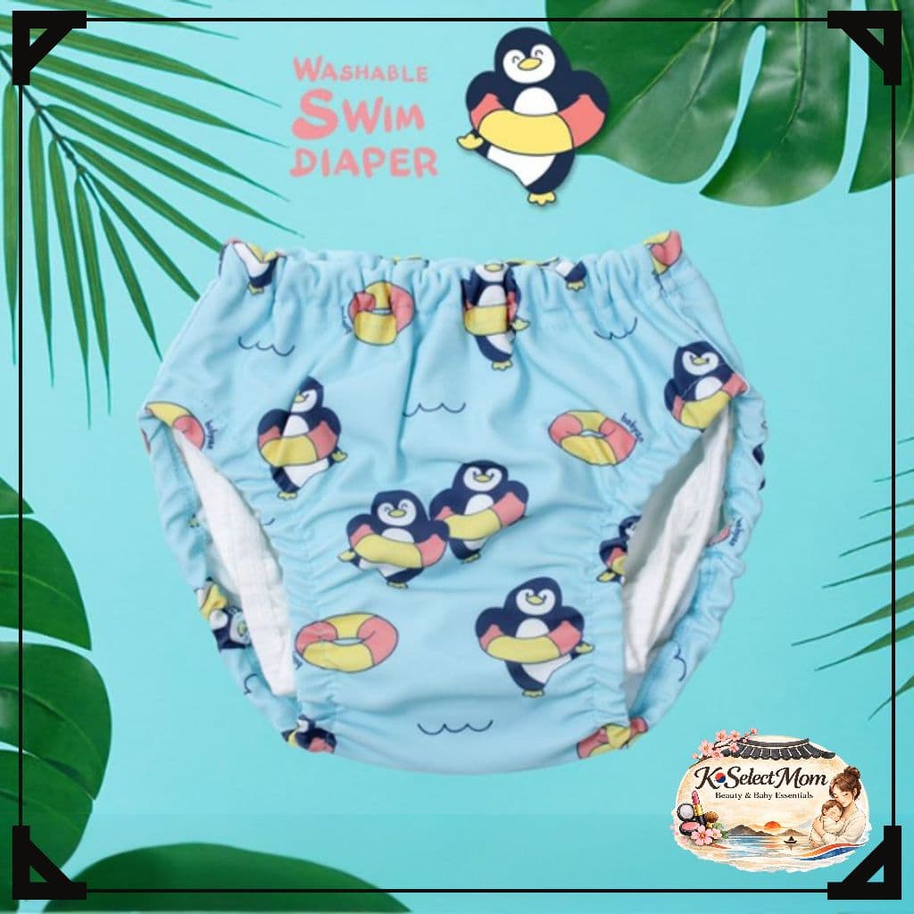 Fralda De Natação À Prova D'água BABYANG Calças Para Bebês Série Tube Sml XL Fabricada Na Coreia