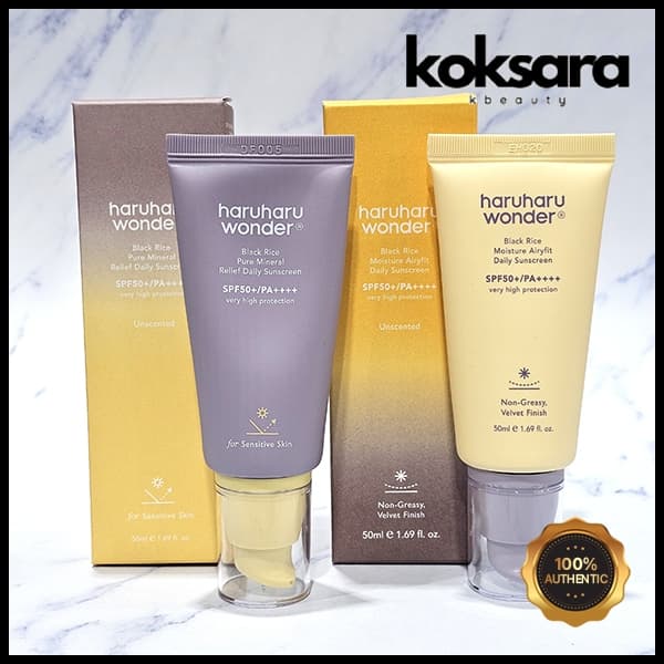 haruharu wonder black rice sunscreen 50ml 2types
