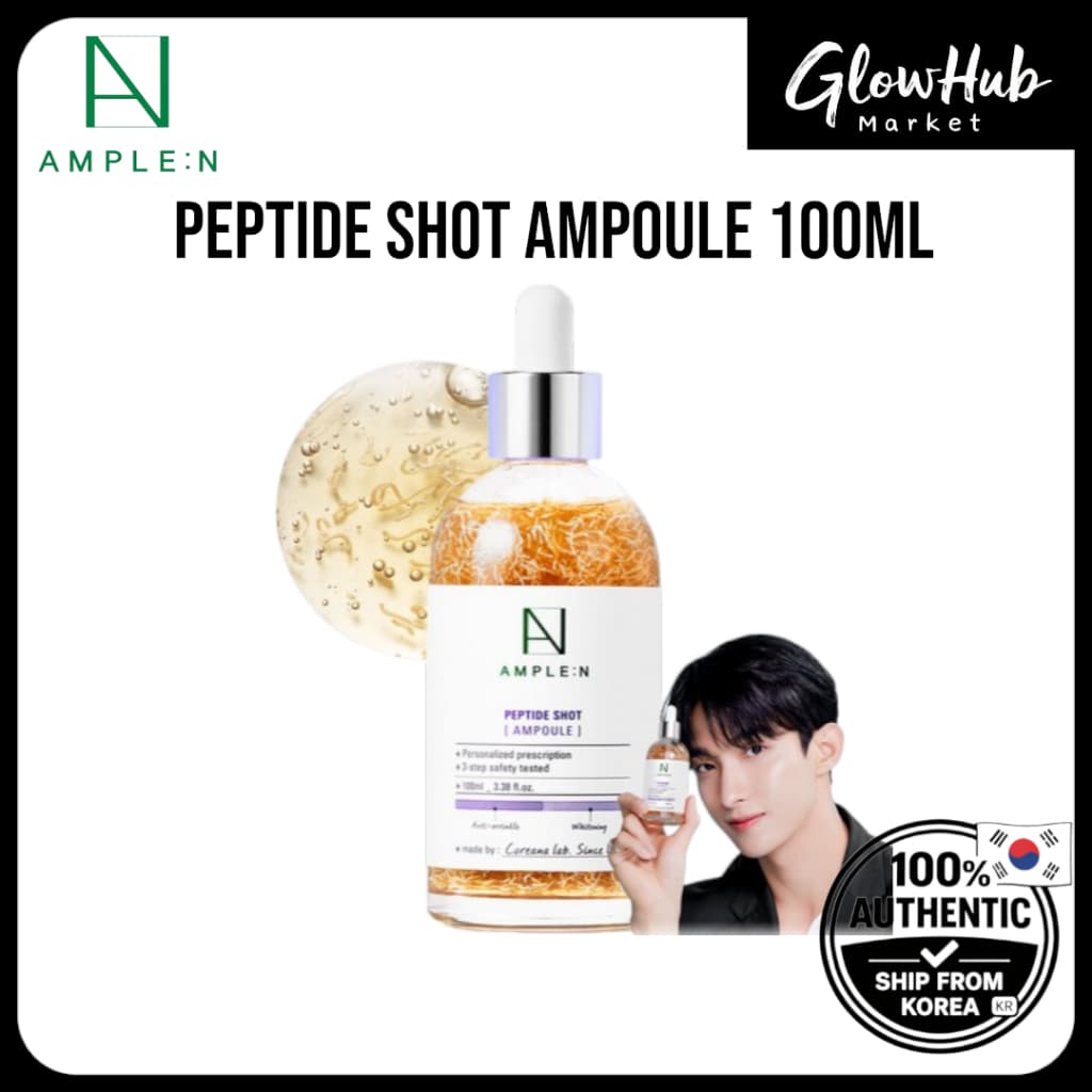 AMPLE:N Ampola Peptídeo 100ml Coreana | Sérum Facial Firmador Anti-idade