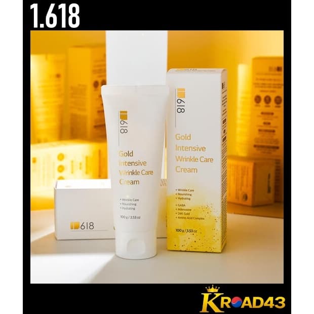 【1.618】Creme Facial Anti-Idade Gold Intensive 100g / K-Beauty Coreano / 100% Original / Envio da Coreia