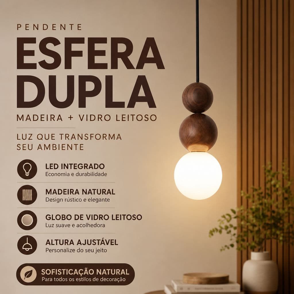 Luminária Pendente De Led De Madeira , Globo Moderno Do Meio Século , Mini Lustre Antigo , Luminárias De Teto Para Janta