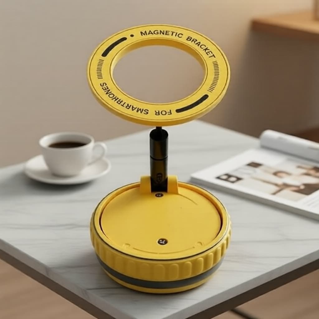 Suporte Magnético a Vácuo Universal para Celular de Carro 360°